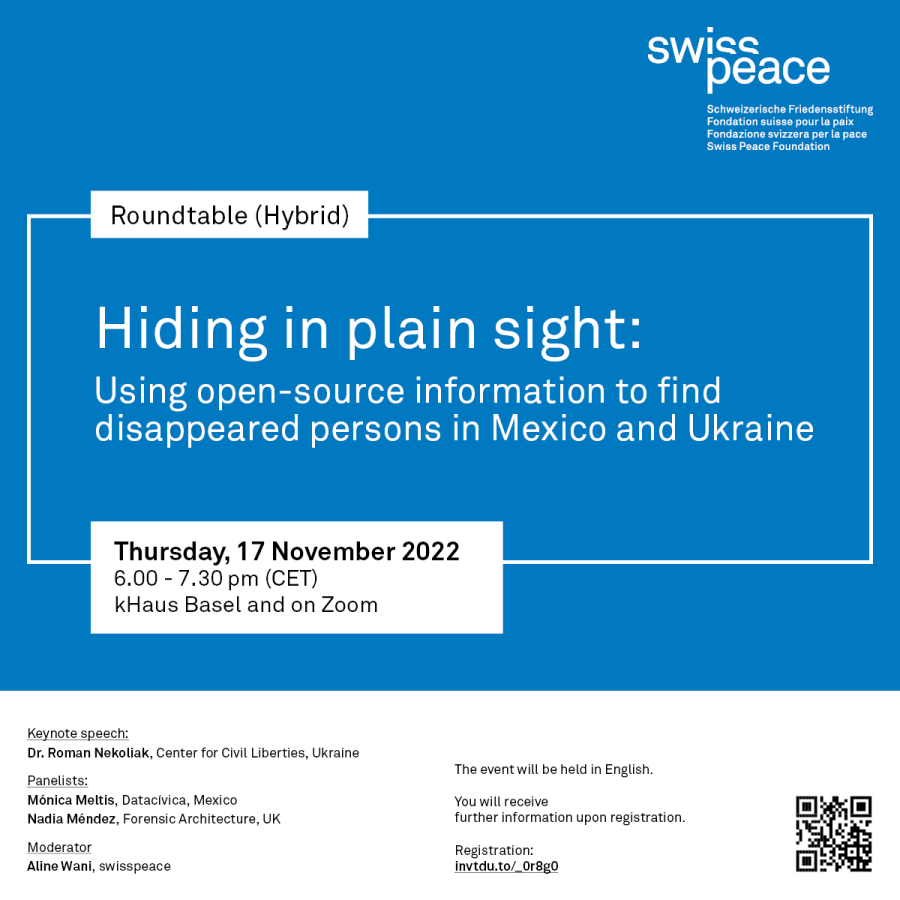 Hiding in plain sight: Using open-source information to find disappeared persons in Mexico and Ukraine