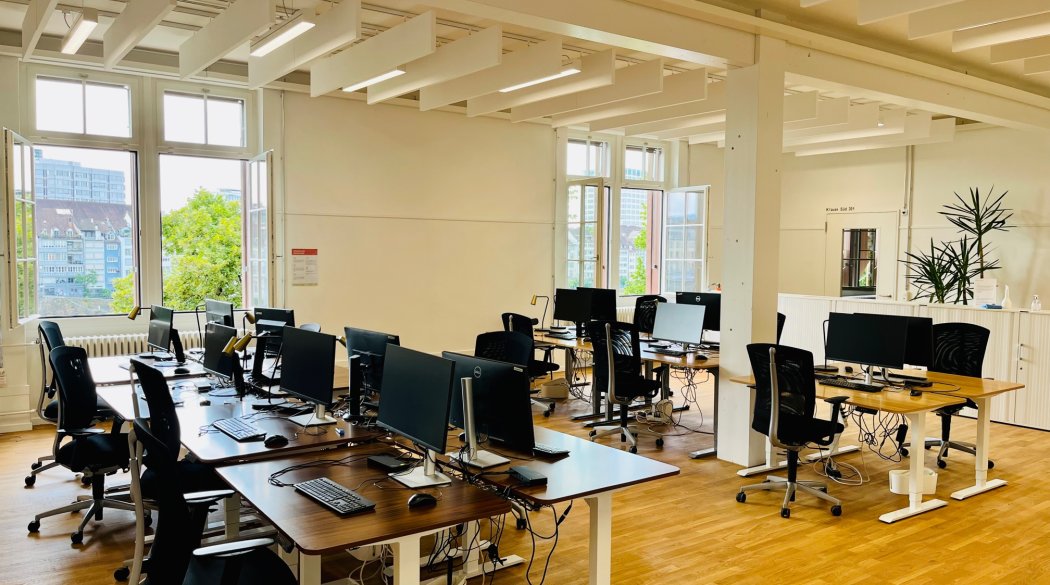 Freie Coworking Arbeitsplätze