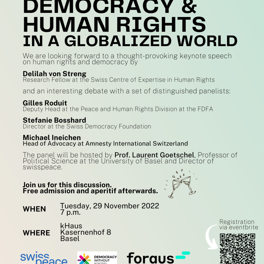 Foraus-Democracy & Human Rights in a Globalized World